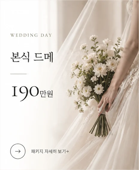 WEDDING DAY 190만원
